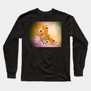 Digital Butterfly Long Sleeve T-Shirt